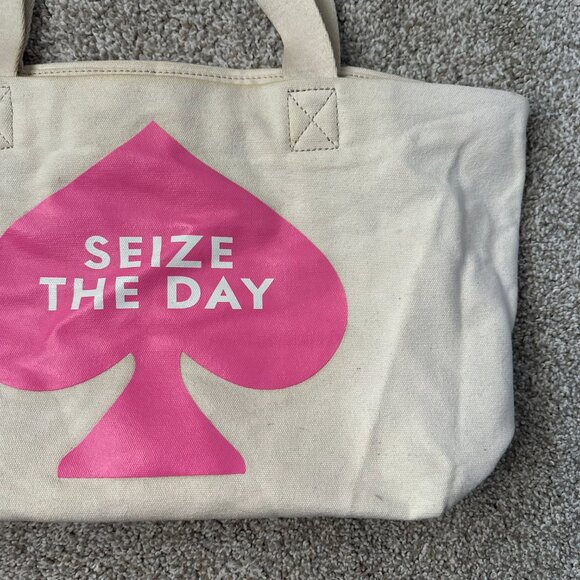 kate spade seize the day canvas tote bag 🤍 - Picture 4 of 16